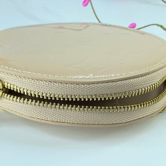 Louis Vuitton Vernis Chapeau Coin Purse Rose Florentin with lock GS331 - Picture 5 of 8